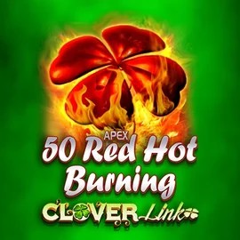 50 Red Hot Burning Clover Links logo – Slots by Novomatic at Rapid Casino