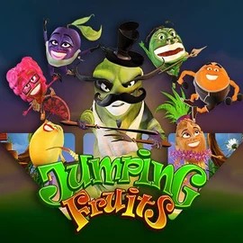Jumping Fruits logo by Wazdan at Rapid Casino