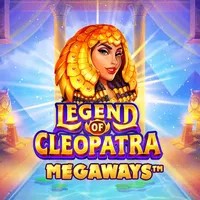 Legend of Cleopatra Megaways slot logo by Playson at Rapid Casino