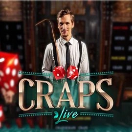 Live Craps logo – Live Casino by Evolution at Rapid Casino