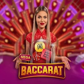 Mega Baccarat game by Pragmatic Play – logo hosted on Rapid Casino
